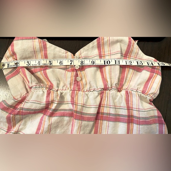 Vintage Y2K pink plaid spaghetti strap top, size m/l - Picture 7 of 7